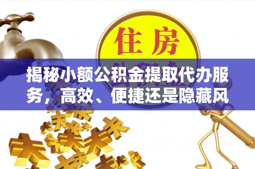 莒县揭秘小额公积金提取代办服务，高效、便捷还是隐藏风险？