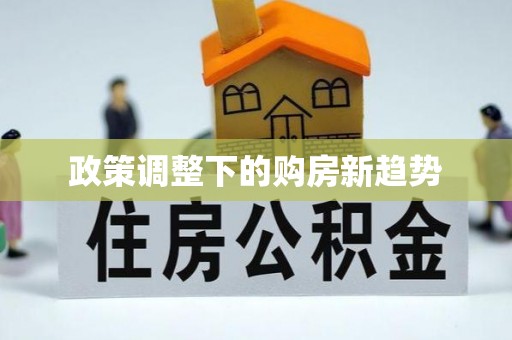 莒县政策调整下的购房新趋势