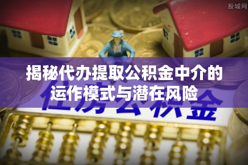 莒县揭秘代办提取公积金中介的运作模式与潜在风险