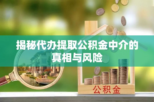 莒县揭秘代办提取公积金中介的真相与风险