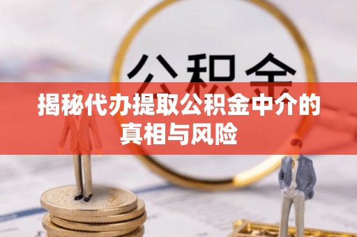 莒县揭秘代办提取公积金中介的真相与风险
