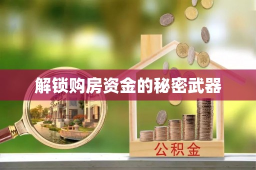 莒县解锁购房资金的秘密武器