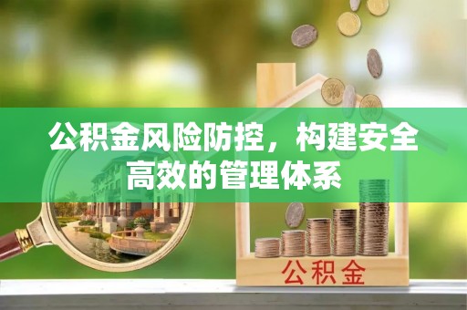 莒县公积金风险防控，构建安全高效的管理体系