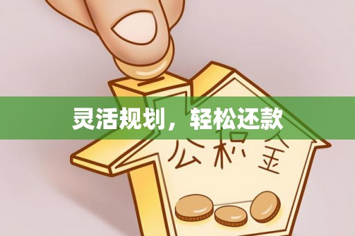 莒县灵活规划，轻松还款