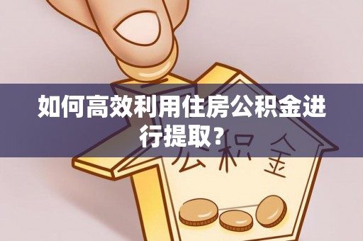 莒县如何高效利用住房公积金进行提取？