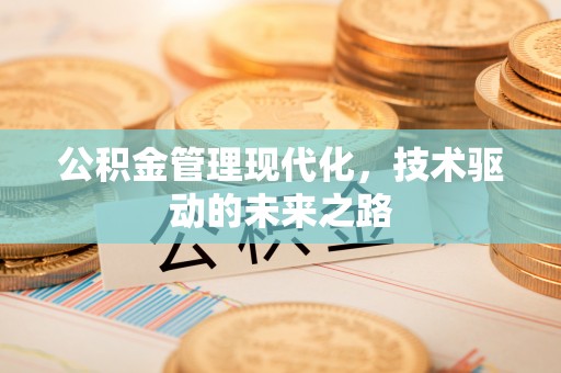莒县公积金管理现代化，技术驱动的未来之路